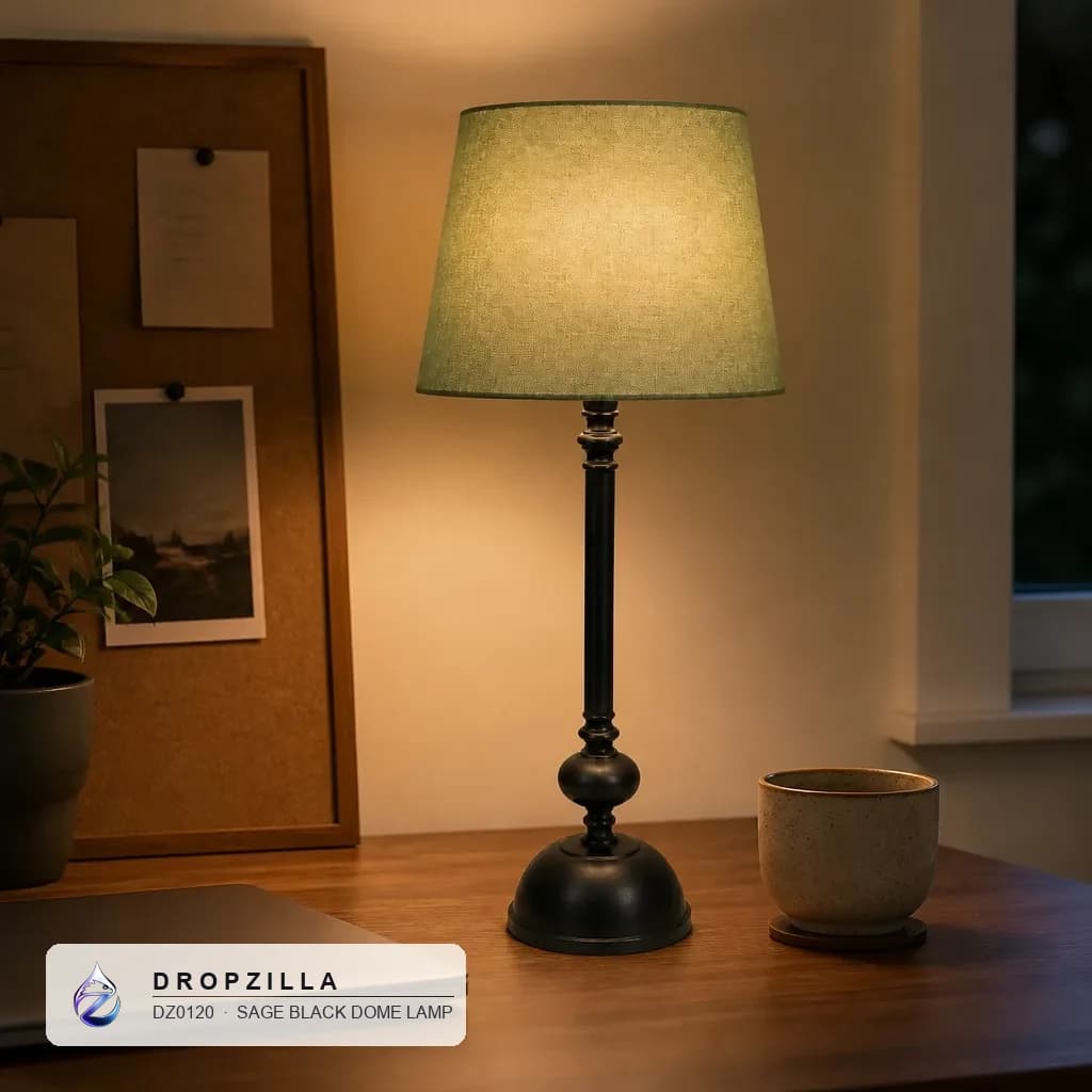 Study & desk styled with Dropzilla lamps