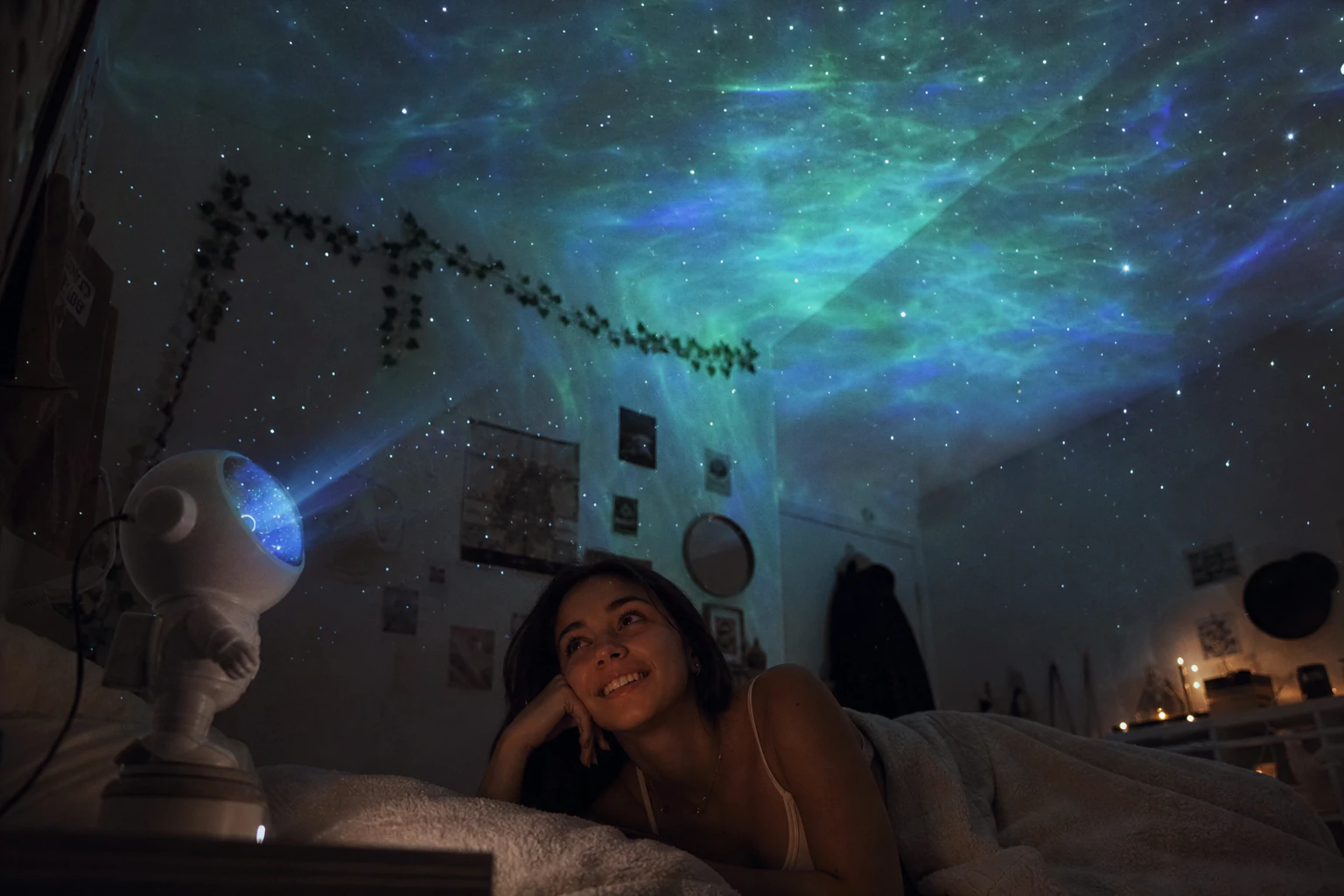 Turn the ceiling into a galaxy
